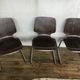 Series of 5 retro vintage stackable chairs flototto pagholz by adam stegner 1960 1970