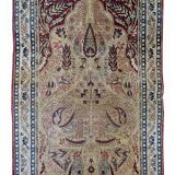 Tapis persan Kerman Lavar antique fait main 90 cm x 146 cm années 1880
