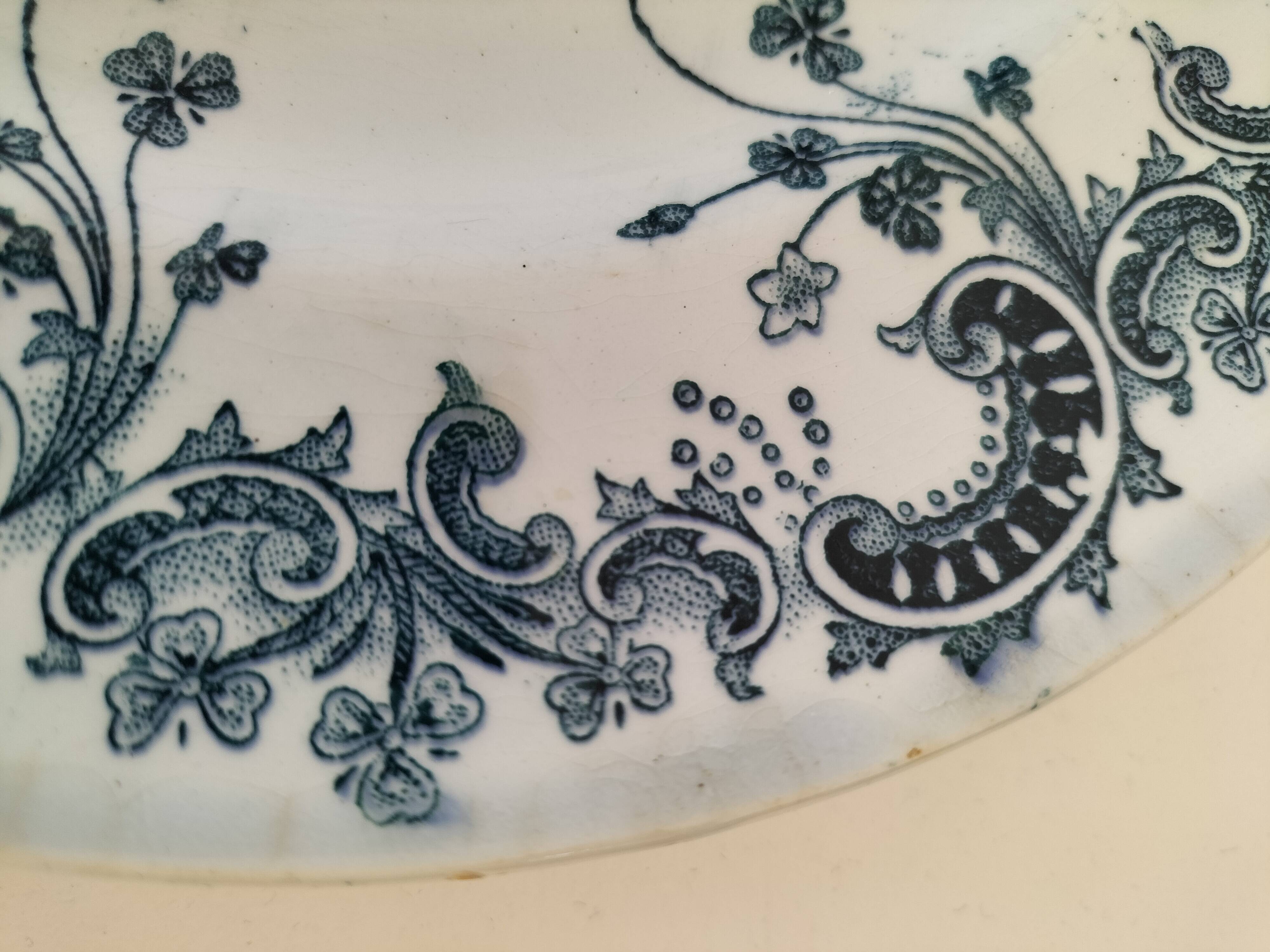 6 Saint-Amand Hamage ironstone plates – Byzantine decor