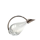 Hollywood Regency silver decanter, Masini Florence Italy 1980s