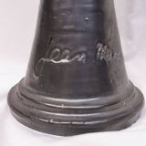 Grande aiguière / bougeoir, vase . céramique signée jean marais