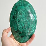Malachite soap dish pocket tray