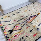 Handmade wool Berber rug 280 X 160 CM