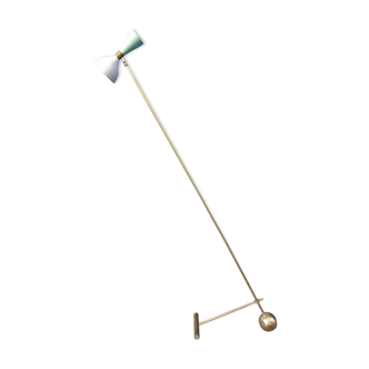 Floor lamp in brass