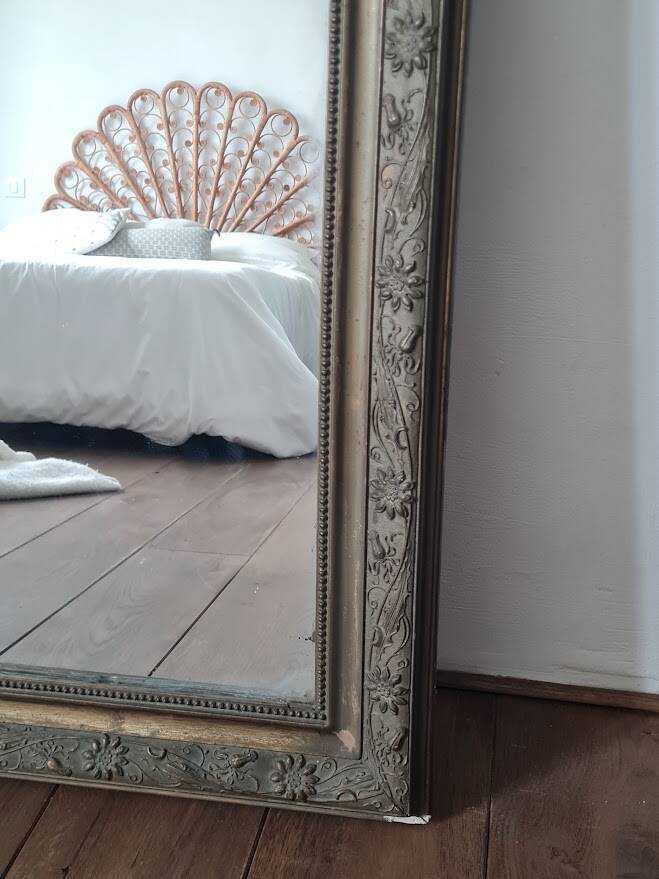 Large Louis Philippe mirror 137 x 83