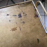 Vintage 1960s brass side table/magazine rack