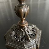 19th century bronze candle holder