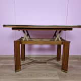 Table à manger extensible Art Déco, Allemagne, années 1950