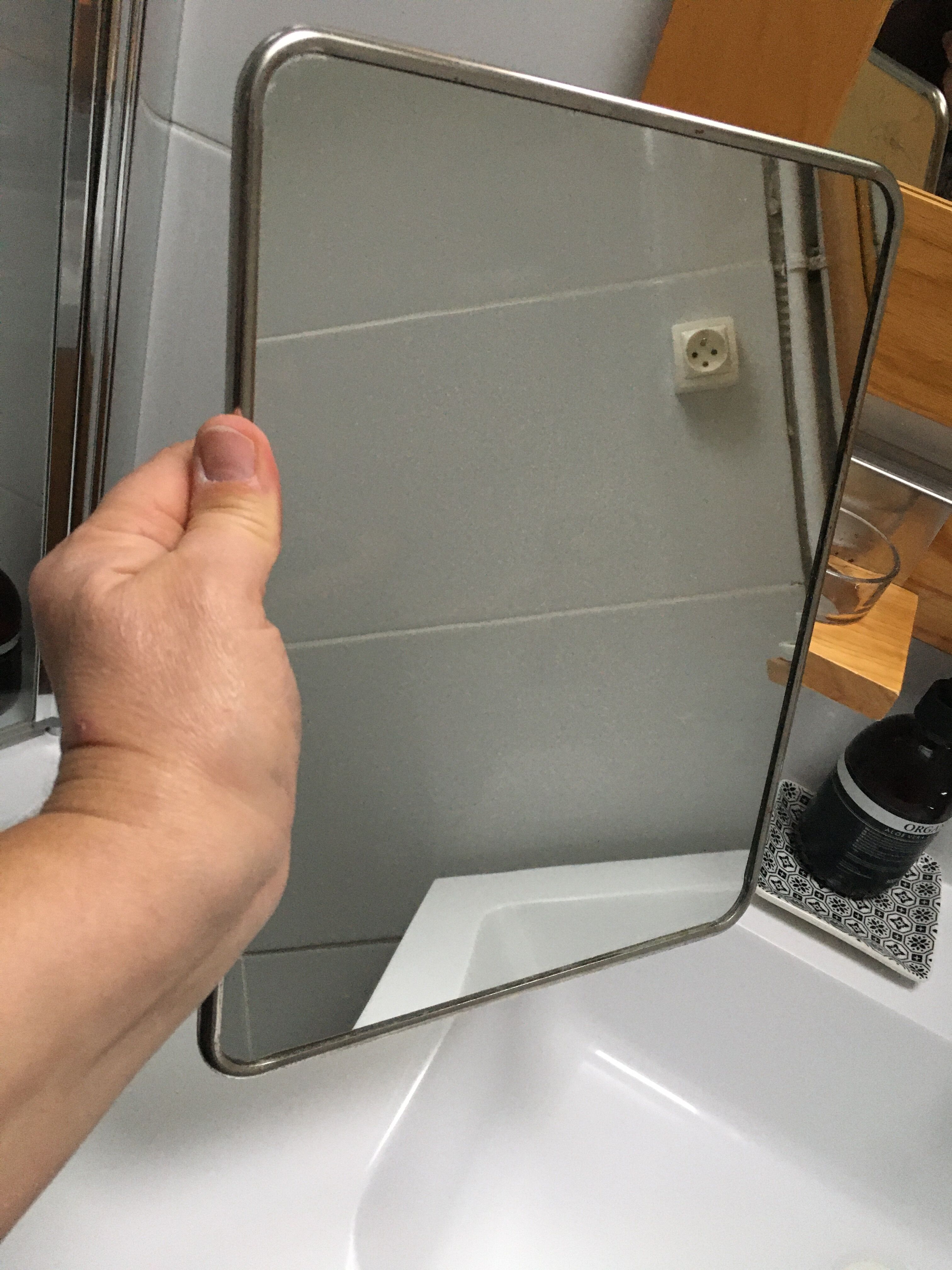 Vintage barber mirror 30x24