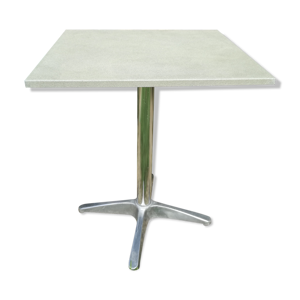 Table bistrot vintage - aluminium