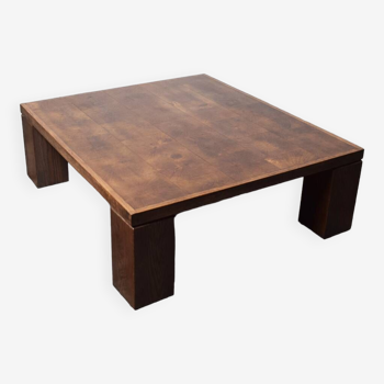 End Grain Mosaic Coffee Table By Rolf Middelboe For Tranekær, 1970s