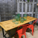 Military table year 50 oak tray