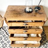 Old counter furniture - chest of drawers