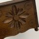 Vintage Breton box, carved wooden jewelry box