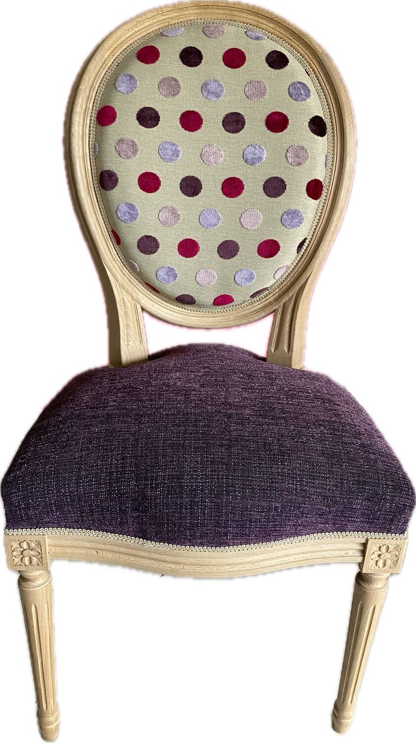 Chaise Médaillon style Louis XVI