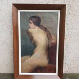 Female nude, oil on canvas
