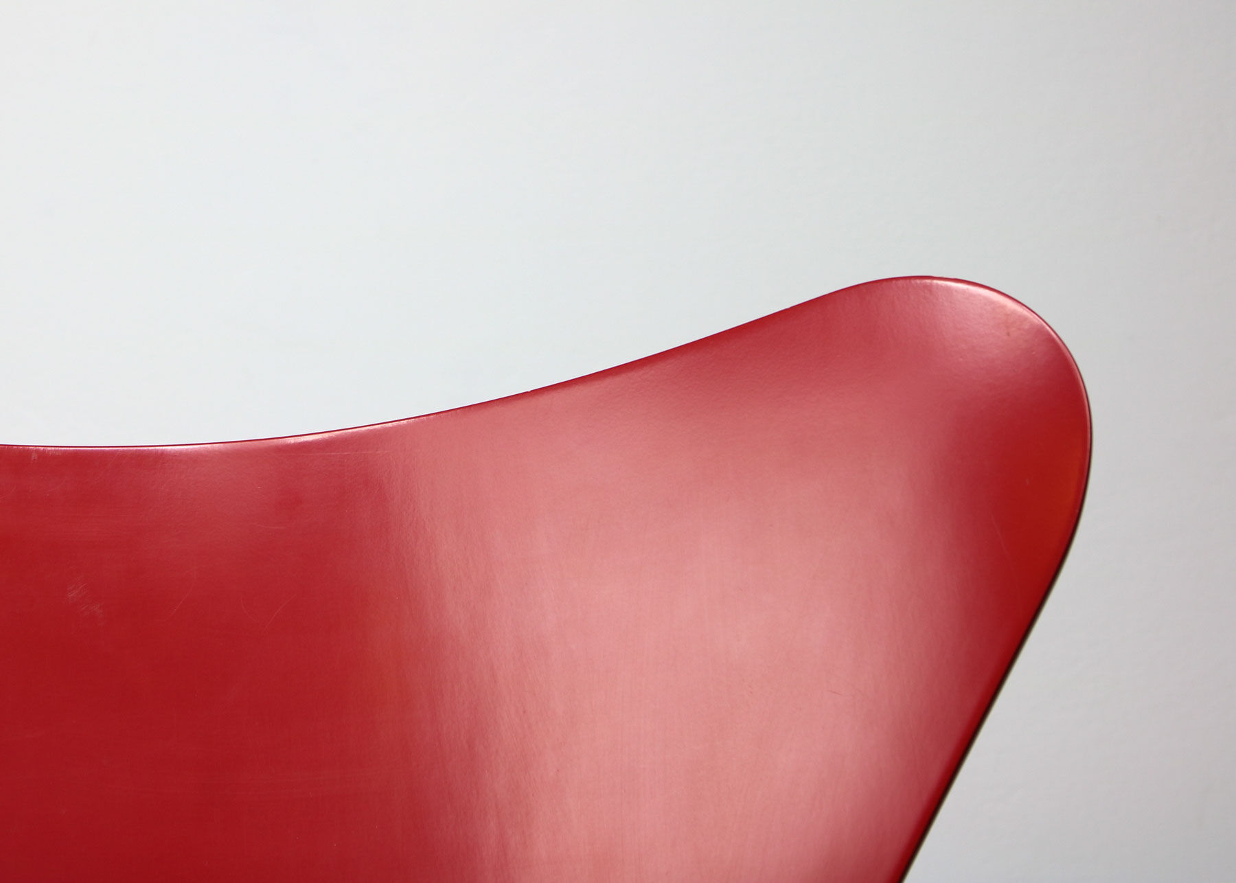 Chaise modèle 3217 Red Swivel par Arne Jacobsen pour Fritz Hansen