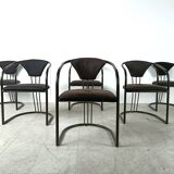 Italian Postmodern dining chairs, 1980s - set of 6