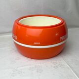 Vintage orange Pernod 45 ice bucket