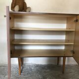 Two-door vintage free-standing buffet