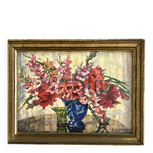Tableau, bouquet de fleurs