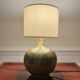 Lampe beige en céramique de Jacques Blin