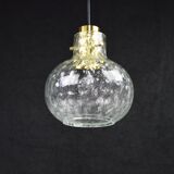Glass pendant lamp, 1970s