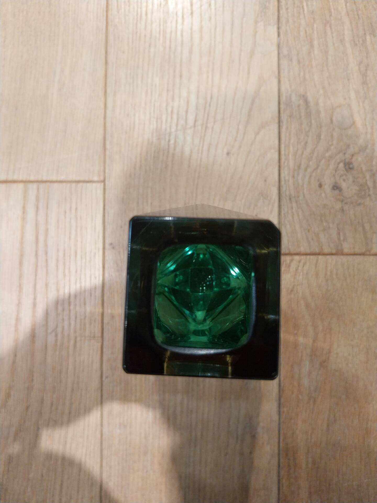 A duo of a vase and ashtray submerged from Murano.