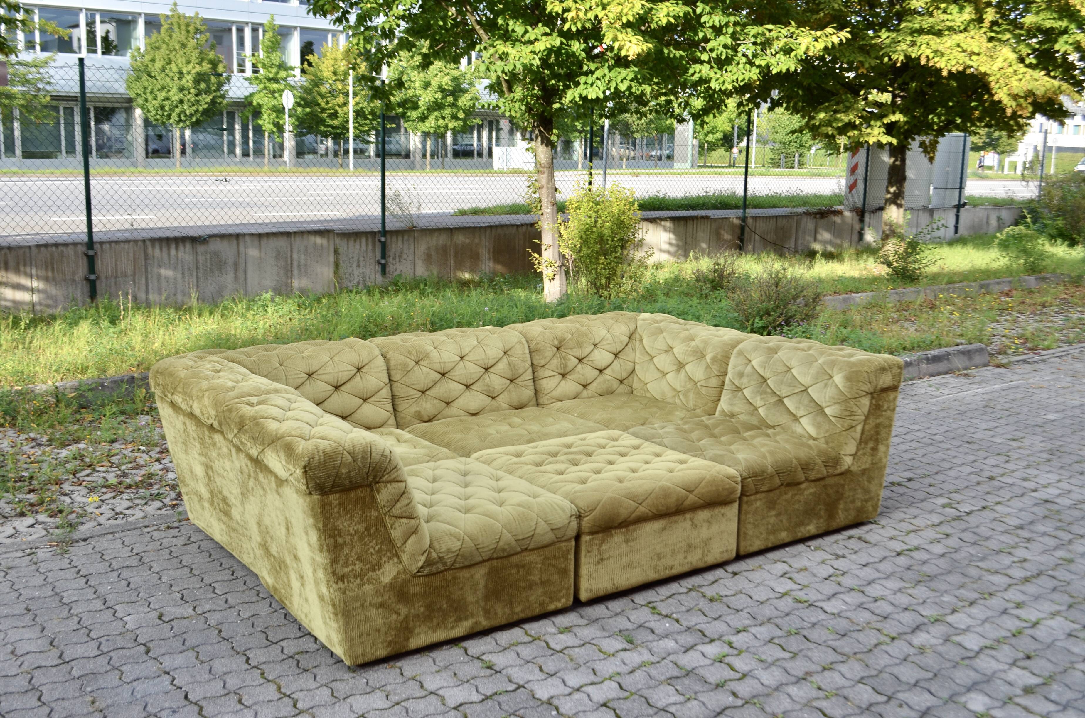 Vintage Laauser Modular Sofa green