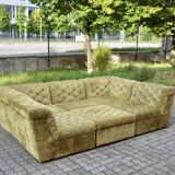 Vintage Laauser Modular Sofa green
