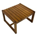 Vintage Wooden Coffee Table Karin Möbring for Ikea 70's Design