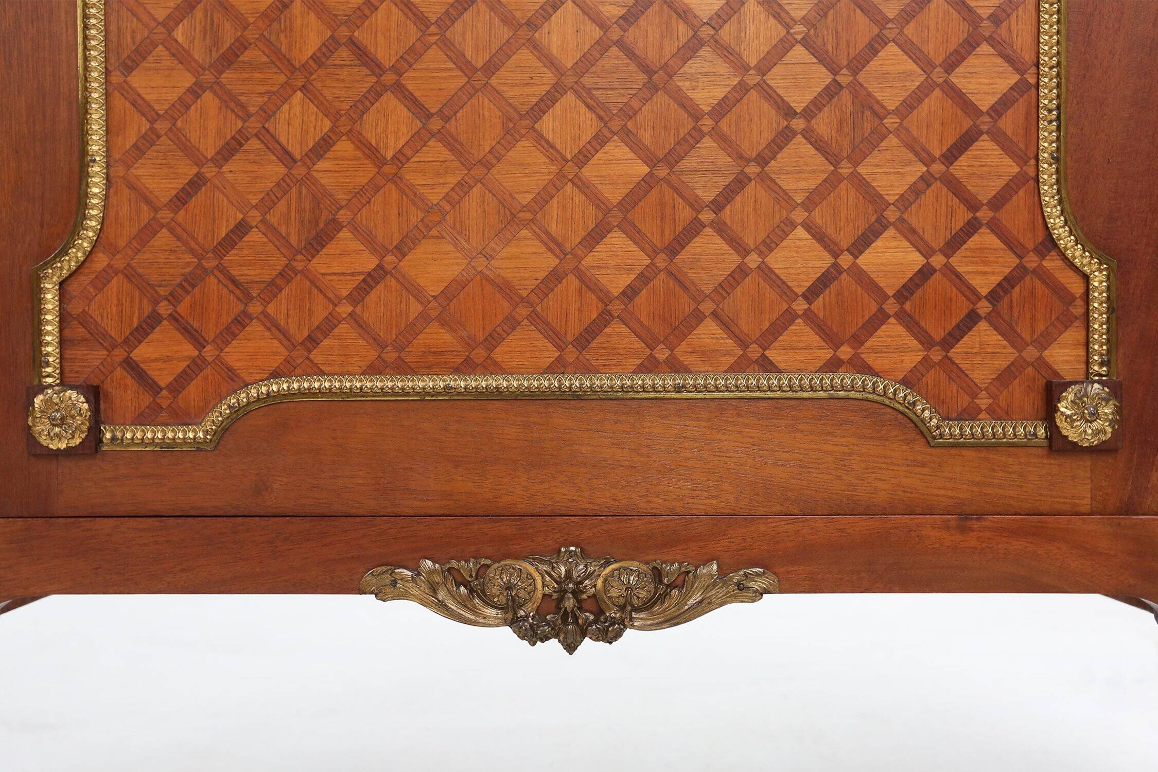 Louis Xvi Display Cabinet in Marquetry with Light, France, 1850s