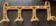 vintage wall coat rack in braided rope