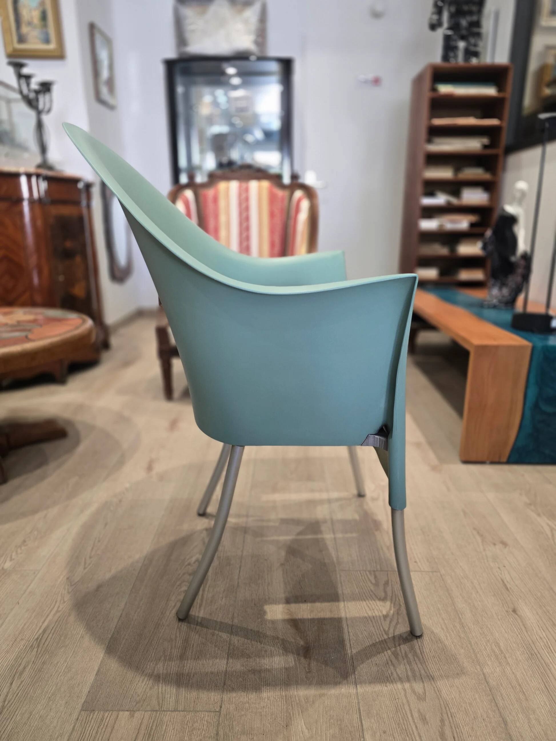 Lord YO armchair by Philippe Starck for Aleph / Kartell – celadon green