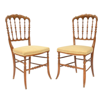 Pair of painted chairs