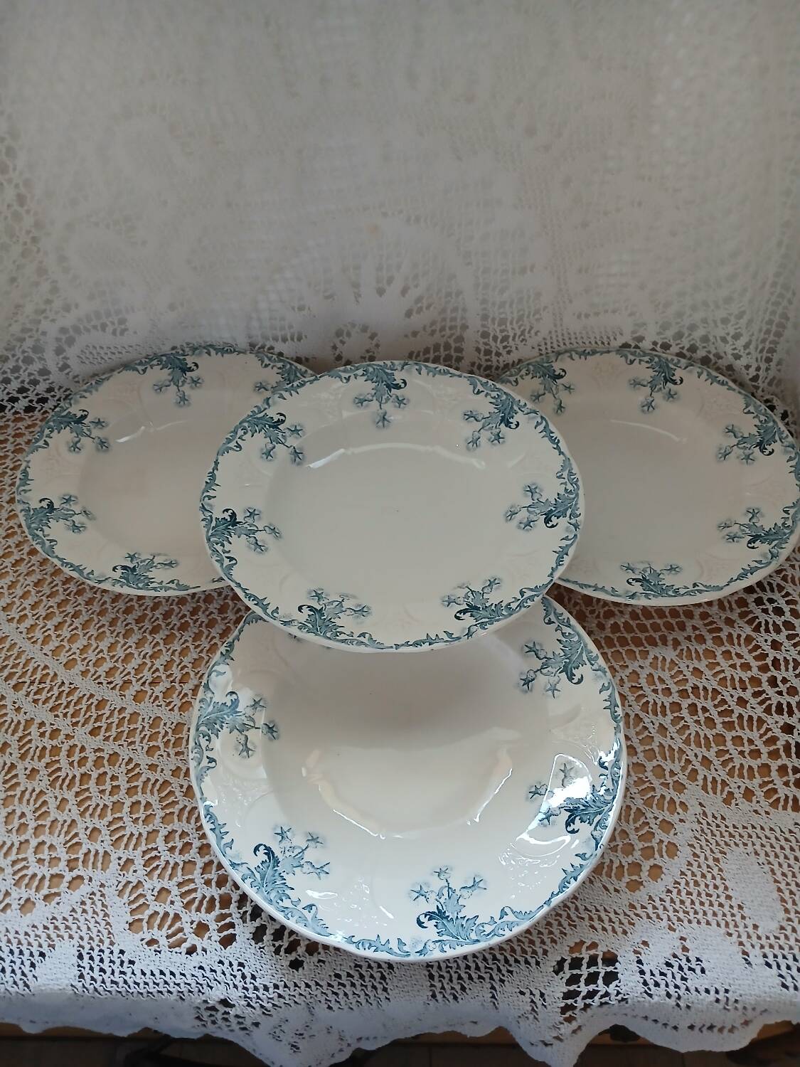 Longwy iron earth dinnerware set