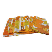 Set of vintage floral napkins