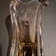Smoked glass catchall from the seventies.