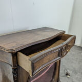 Vitrine basse en acajou anglaise