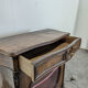 English mahogany low display cabinet