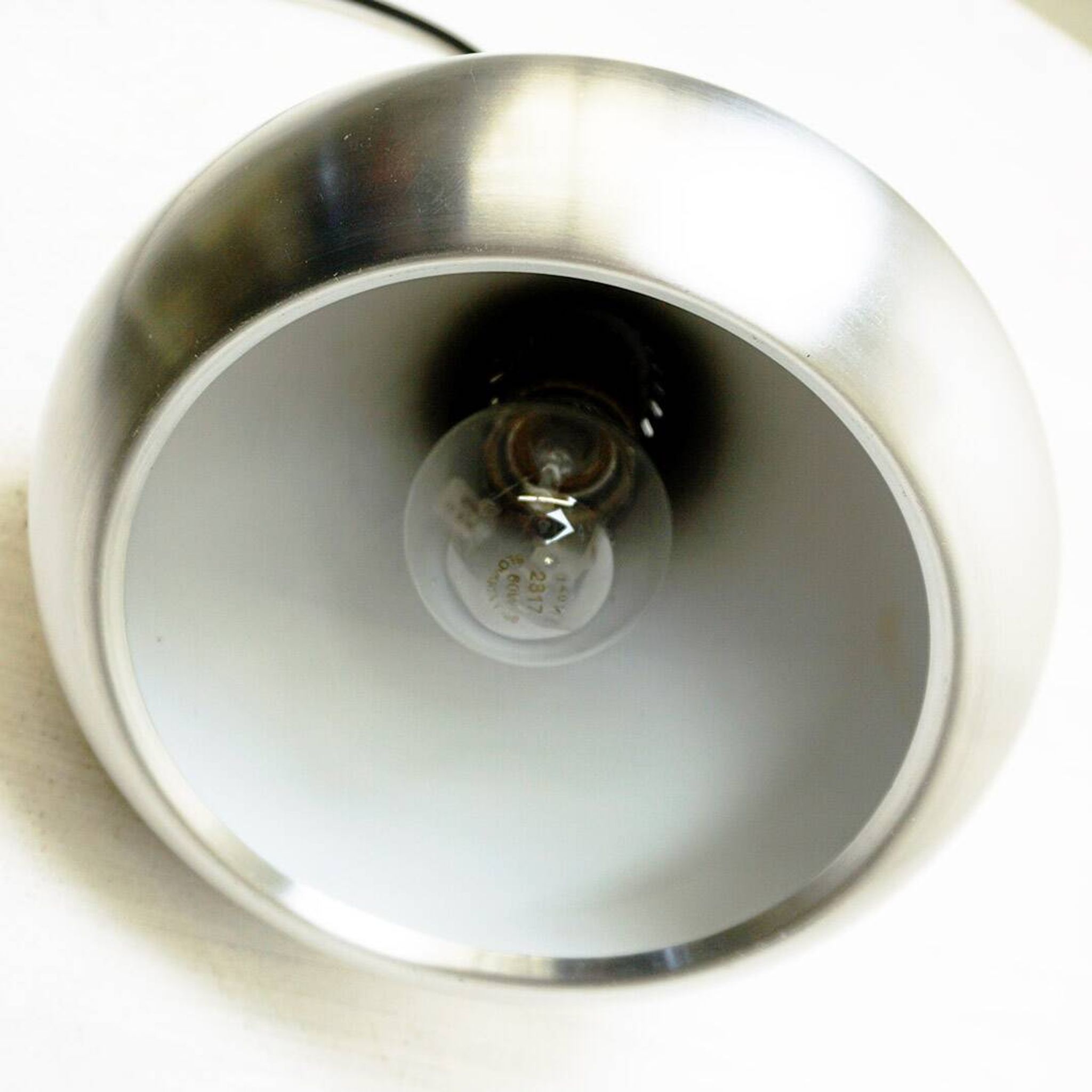Silver suspension light Orient by Jo Hammerborg for Fog and Morup, Denmark