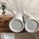 Porcelain bottle duo for mirabelle and raspberry brandy
