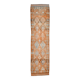 3x11 Orange Brown Tribal Turkish Vintage Runner Rug, 88x330Cm