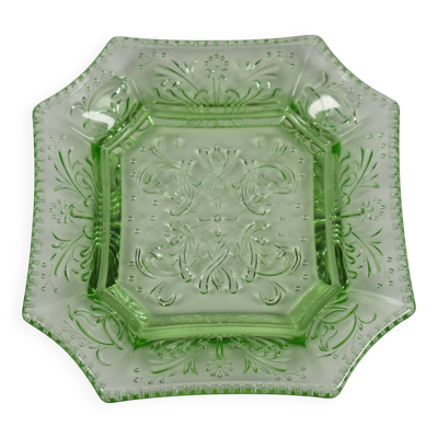 Assiette Octogonale en Cristal d’Ouraline Portieux