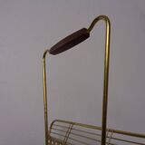 French metal magazine rack, 1960s