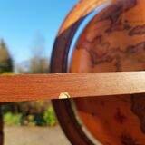 Coffee table bar world map
