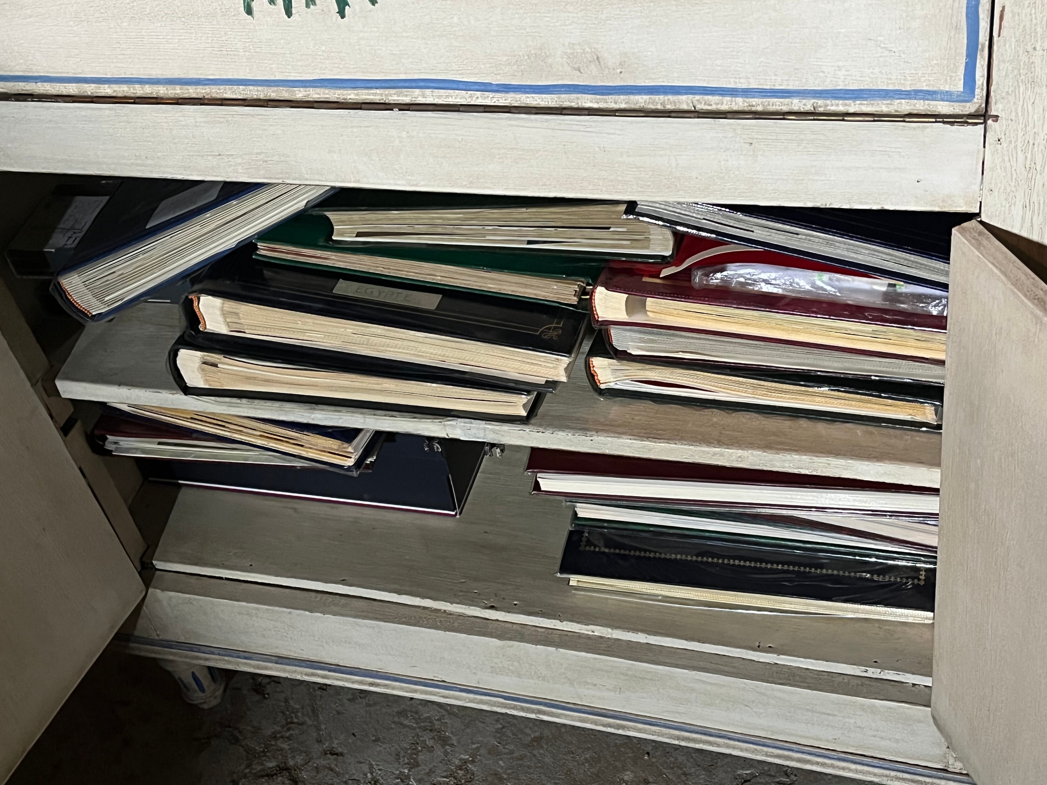 Former writing desk painted