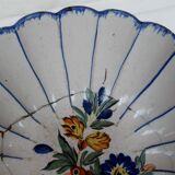 Salad bowl cut jatte XVIII century hollow flat Thiviers Auvillar