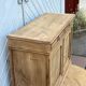 Old solid oak buffet with 2 drawers, chic country style.