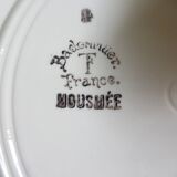 6 flat plates of Badonviller model Mousmee